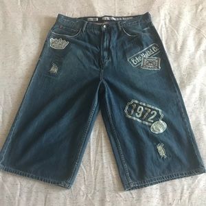 Vintage 90s Ecko Unlimited Jean Shorts Size 42